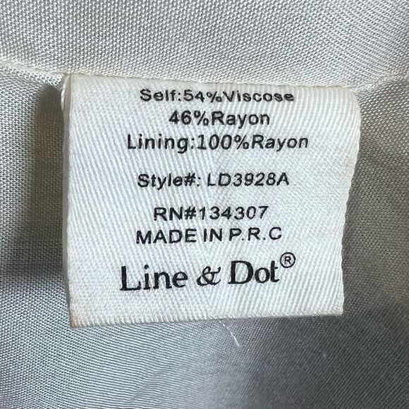 Line & Dot Rory striped wrap dress size medium - Picture 10 of 10